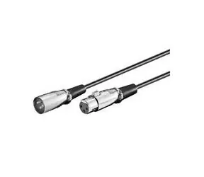 MicroConnect XLR-Kabel XLR (M) - XLR (F) 20m schwarz