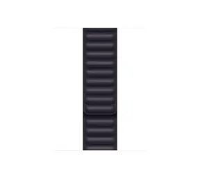 Apple Watch 41 mm Tintenviolett / Leder-Gliederarmband M/L