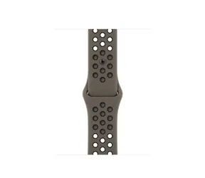 Apple Watch 41 mm olivgrau-schwarz / Nike Sportarmband