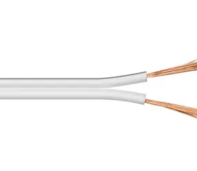 MicroConnect Lautsprecherkabel 2 x 1,5 mm 100 m Weiß