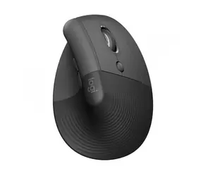 Logitech Lift (Business) schwarz / Ergonomische Maus / USB-Empfänger / Bluetooth / Nur für Rechtshänder