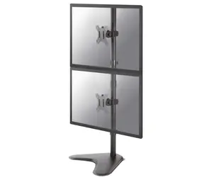 Neomounts by Newstar Tischhalterung für zwei Monitore (10-32 Zoll) / max. Tragkraft für 1 Monitor: 6 kg / VESA 100x100 & 75x75 mm