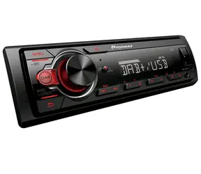 Pioneer MVH-130DABAN (mit DAB-Antenne) / Autoradio / 1DIN / DAB/DAB+ / USB / AUX-IN