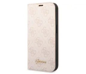 Guess PC/TPU 4G Metall-Schutzhülle mit Kamera-Design für Apple iPhone 14 Pro Max, pink
