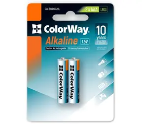 Colorway Alkalibatterie AAA 2 Stück / 1,5 V / Blister 
