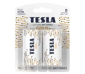 TESLA GOLD+ Alkalibatterie D 2 Stück / LR20 / große Monozelle / Blister 