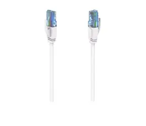 HAMA 200676 Netzwerk-Patchkabel Cat6a U/UTP 5 m grau / 10GB/s 