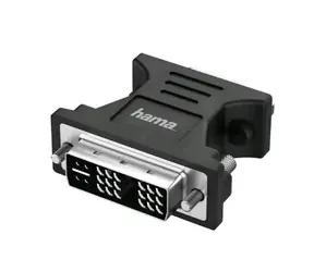 HAMA 200340 DVI-I-Stecker auf VGA-Buchse-Adapter 