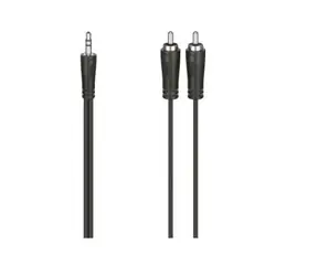 HAMA 205110 Audiokabel Klinke - 2 Cinch 1,5 m schwarz