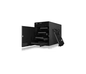 Icy Box IB-3740-C31 schwarz / Hot-Swap Box für 4X 3,5 HDD