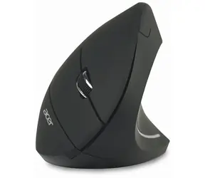 Acer Vertikale kabellose Maus schwarz / kabellose optische Maus / 1600 DPI / 2,4 GHz / 6 Tasten 