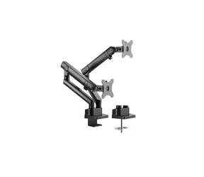 Icy Box IB-MS314-T schwarz / Ständer für 2 Monitore / VESA 75-100 / Belastbar bis 8 kg