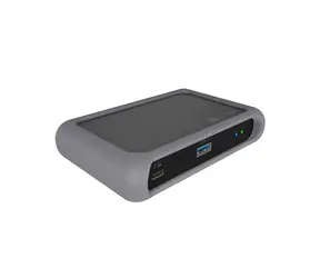 Icy Box IB-HUB801-TB4 schwarz-grau / USB-C HUB / 1x USB 3.2 A / 3x Thunderbolt USB-C 