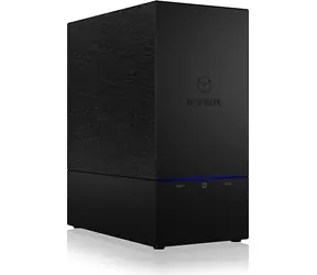 Icy Box IB-RD3621U3 schwarz / Externes Gehäuse für 2x 3,5"-Festplatten / SATA I/II/III / USB 3.0 / Hot-Swap