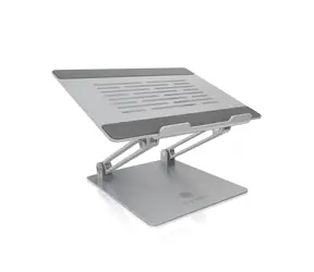 Icy Box IB-NH300 silber / Laptophalter / höhenverstellbar / bis 17" / Aluminium