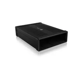 Icy Box IB-525-U3 schwarz / externe Box für Mechanik/Festplatte / 5,25" SATA 