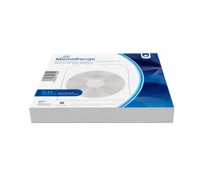 MediaRange BOX65 Hülle für CD/DVD weiß / 50 Stk 