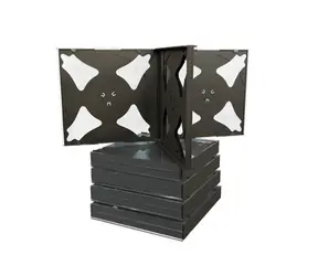 MediaRange BOX34-4 Hülle für 4X CD/DVD klar / 5Stk 