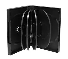 MediaRange BOX35-10 DVD-Hülle für 10 Discs schwarz / 33 mm 