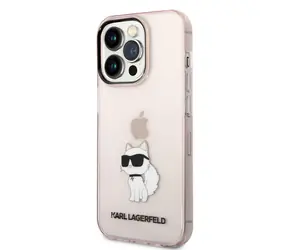 Karl Lagerfeld IML Choupette NFT Backcover für Apple iPhone 14 Pro Max rosa