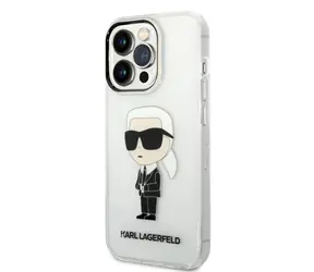 Karl Lagerfeld IML Ikonik NFT Backcover für Apple iPhone 14 Pro Max transparent