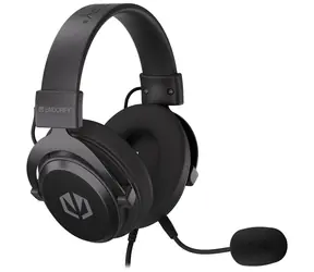 Endorfy VIRO Infra schwarz / Gaming-Kopfhörer mit Mikrofon / abnehmbares Mikrofon / 3,5-mm-Klinke / 50-mm-Wandler / 1,5 m