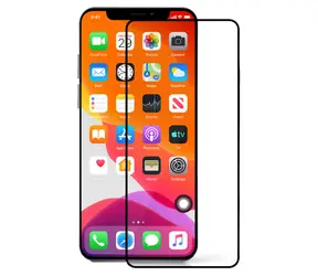 CUBE1 Full-Cover Schutzglas 2.5D für Apple iPhone 11/XR schwarz / über das gesamte Display / 0,33 mm / Härte 9H 