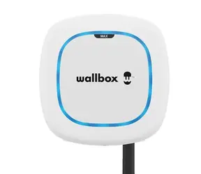 Wallbox Pulsar Max / Ladestation für Elektroautos / 22 kW / Typ-2-Kabel 5 m / weiß