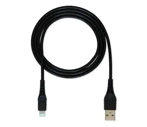 CUBE1 Datenkabel USB-C - Lightning 1,2 m schwarz / USB-C (M) / Lightning (M) / PD 18 W / Nylon