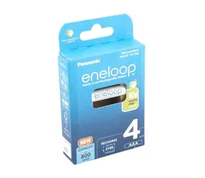 Panasonic Eneloop AAA 4 Stück / Micro-Batterie 