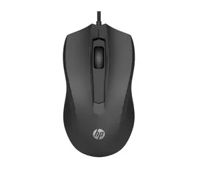 HP 100 schwarz / kabelgebundene Maus / optisch / 1600 dpi / USB