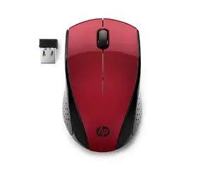 HP 220 rot / kabellose Maus / optisch / 1600 dpi / USB