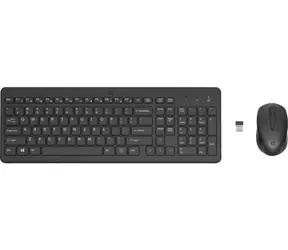 HP 330 Set schwarz / kabellose Maus und Tastatur / USB / ENG