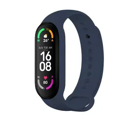 FIXED Silikonarmband Silikonarmband für XIAOMI Band 7/Mi Band 6/Mi Band 5 blau