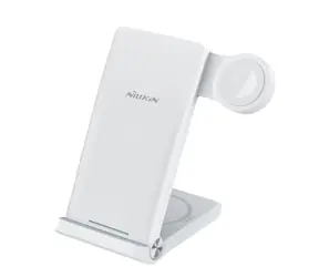 Nillkin PowerTrio 3in1 kabelloses Ladegerät für Apple Watch weiß (MFI)