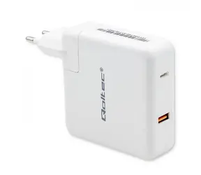 Qoltec 51710 USB-C Schnellladegerät 108W weiß / 5-20V / 3 - 4,7A / USB-C PD