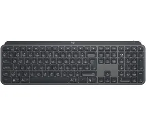 Logitech MX Keys DE schwarz / kabellose Tastatur / USB / BT / DE-Layout 