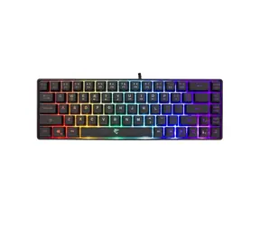 White Shark GK-2201 RONIN schwarz / Gaming-Tastatur / Membran / Kompakt / US-Layout / USB