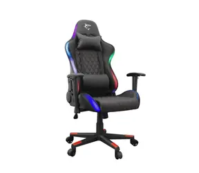 White Shark THUNDERBOLT schwarz / Gaming Stuhl / RGB / bis 120 kg