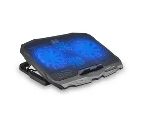 White Shark CP-25 ICE WARIOR blau / Laptop-Kühlpad / 17,3" / 4 Lüfter