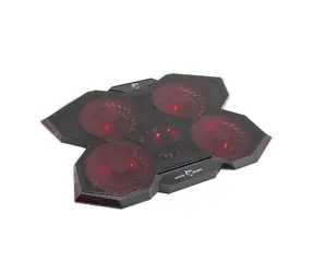 White Shark CP-25 ICE Wizard rot / Laptop-Kühlpad / 17,3" / 4 Lüfter