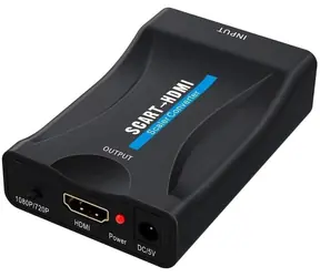 PremiumCord SCART-auf-HDMI-1080P-Konverter mit 230-V-Stromversorgung