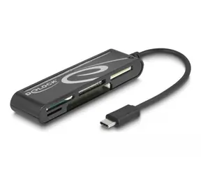 DeLock USB 2.0 Kartenleser USB Typ-C (M) 5 Steckplätze