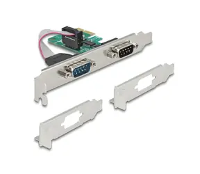DeLock PCI Express Karte für 2 x Seriell RS-232