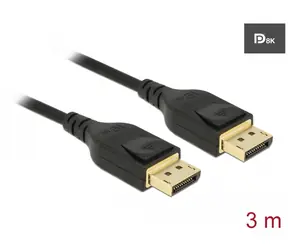 DeLock DisplayPort Kabel 3M / 8K / 60Hz / DP 8K / zertifiziert