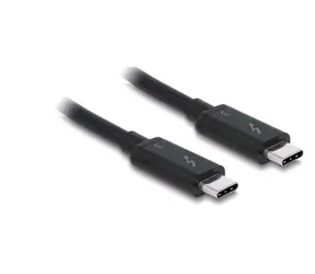 DeLock Thunderbolt 3 (20 Gb/s) USB-C Kabel (M) - (M) 1,0m schwarz / 5 A 