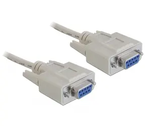 DeLock Serielles Schnittstellenkabel D-Sub9 (F) - D-Sub9 (F) 3M grau