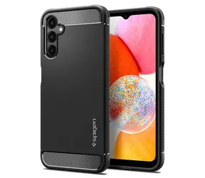 Spigen Rugged Armor Schutzhülle für Samsung Galaxy A14 LTE schwarz
