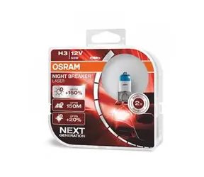 OSRAM H3 Night Breaker Laser Next Generation +150% / Autobirne / 2 Stk