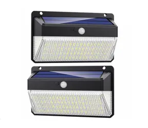 Viking M328SET Solar-LED-Außenleuchten mit Bewegungssensor / 3000 lm / IP65 / 328 LEDs / 2 Stück